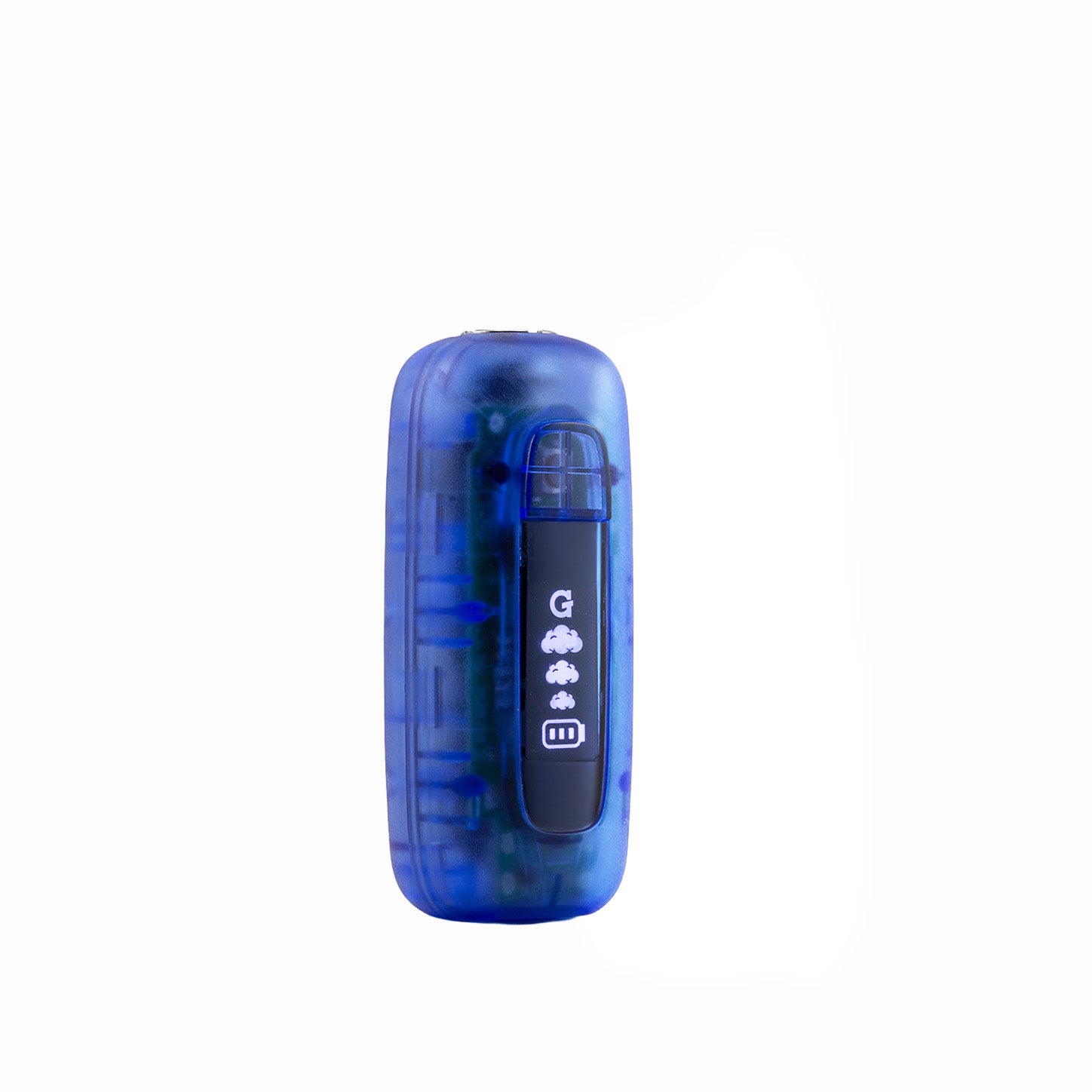 G Pen 510 Original blue translucent battery top view