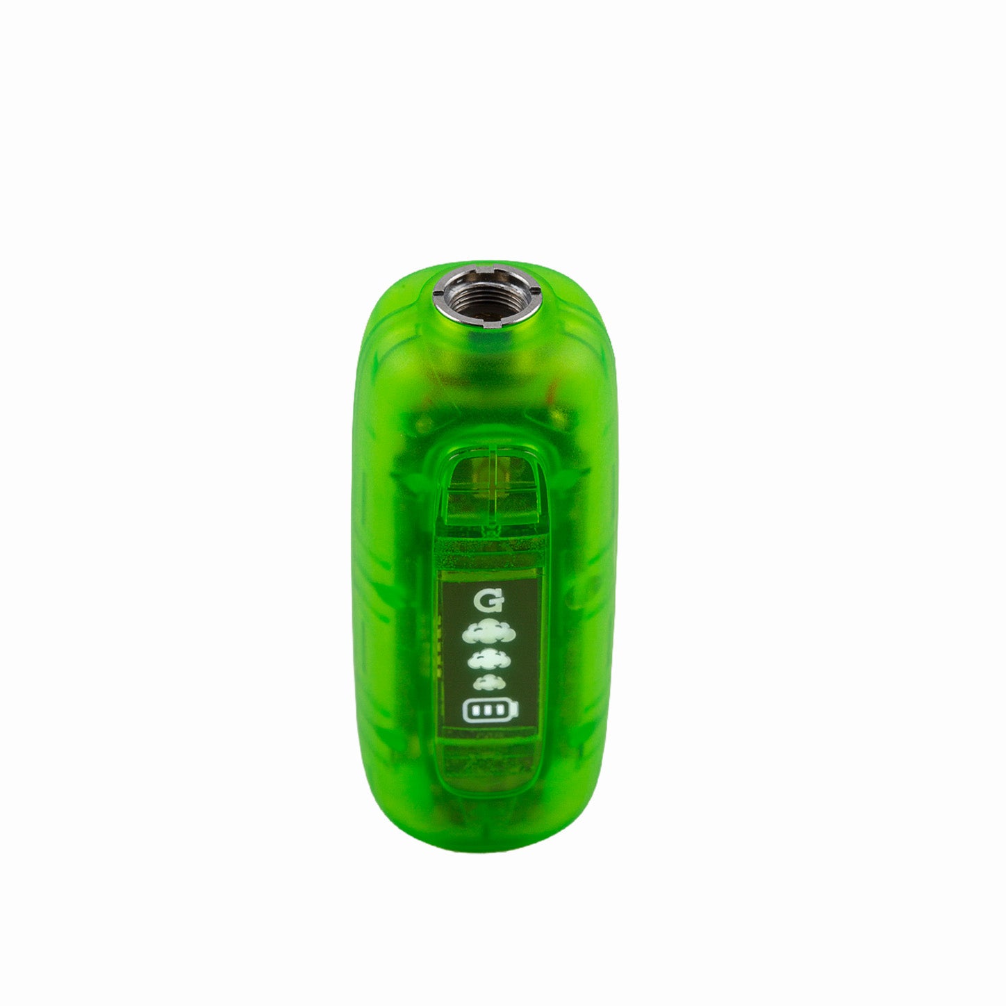 G Pen 510 Original neon green translucent battery close-up