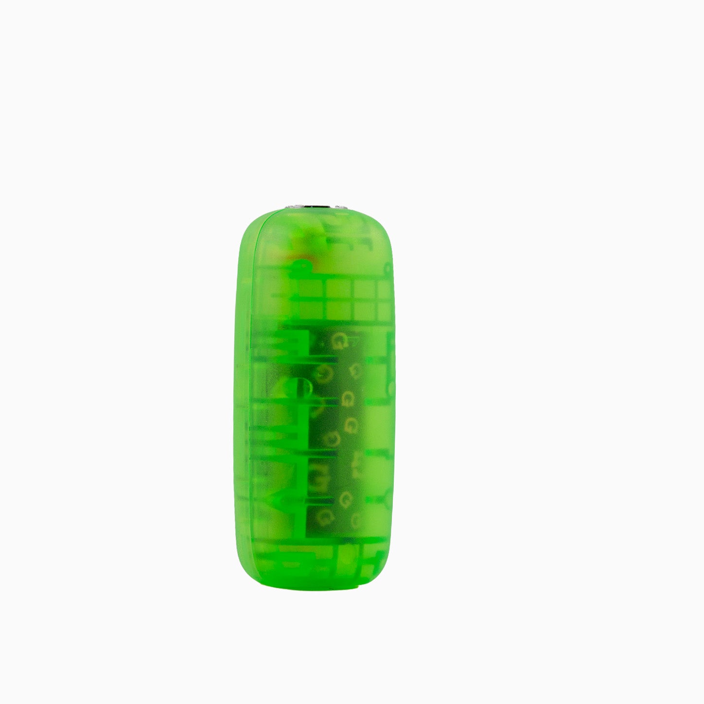 G Pen 510 Original neon green translucent battery in hand