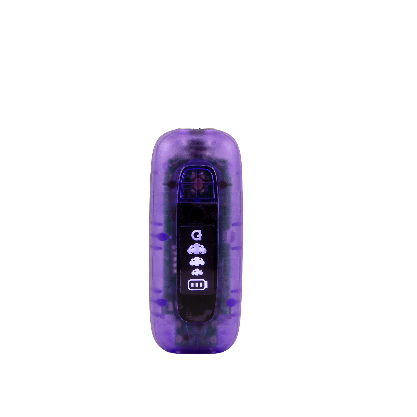 G Pen 510 Original purple translucent battery close-up