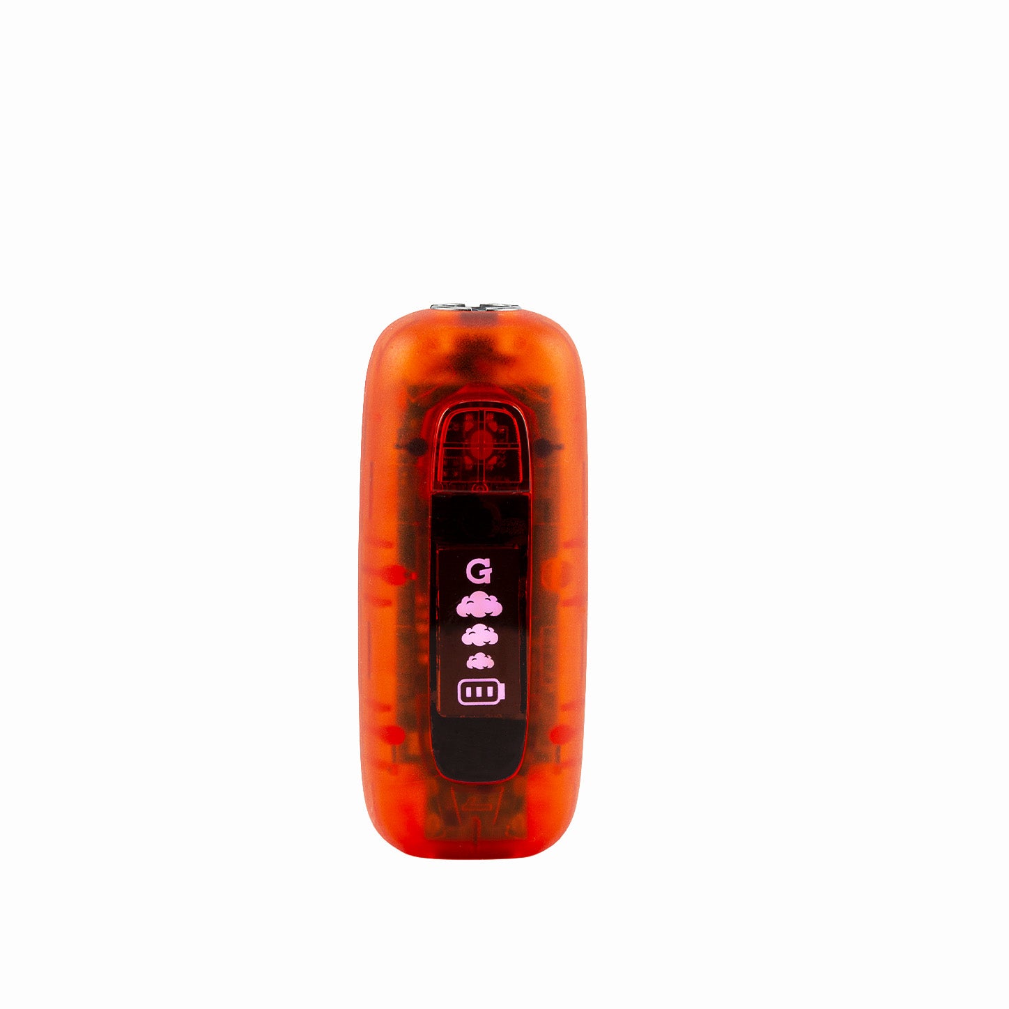 G Pen 510 Original red translucent battery front view