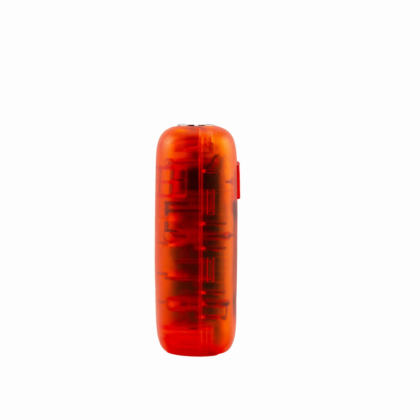 G Pen 510 Original red translucent battery on white background